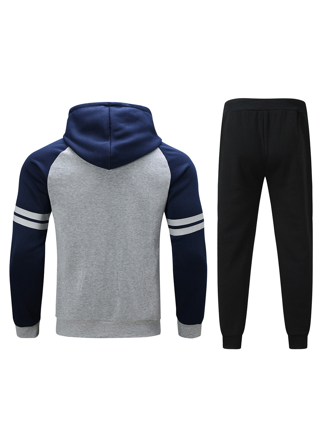 William Pullover mit Farbblock-Streifen und Hose