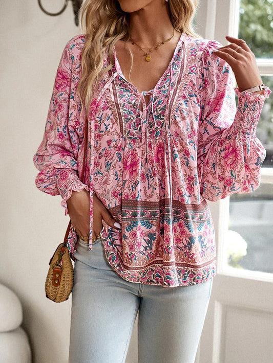 Sommer-Blumenshirt