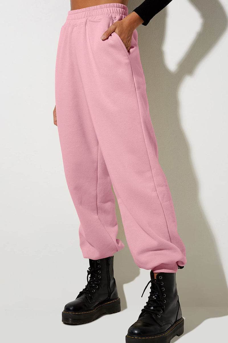 ✨Letzter Tag 69% RABATT✨Damen High Waist Baggy Sweatpants, lässige Jogger mit Taschen