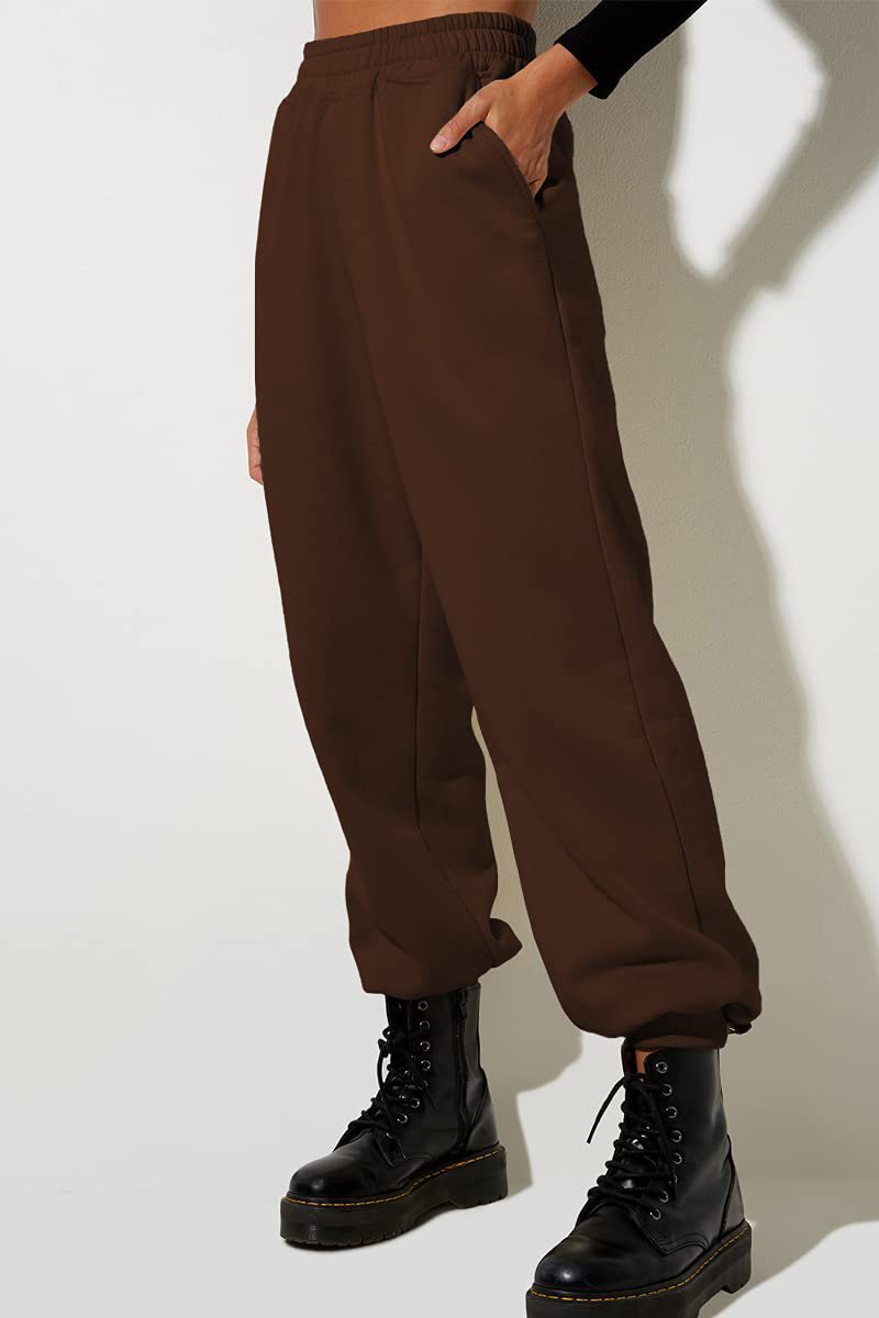 ✨Letzter Tag 69% RABATT✨Damen High Waist Baggy Sweatpants, lässige Jogger mit Taschen
