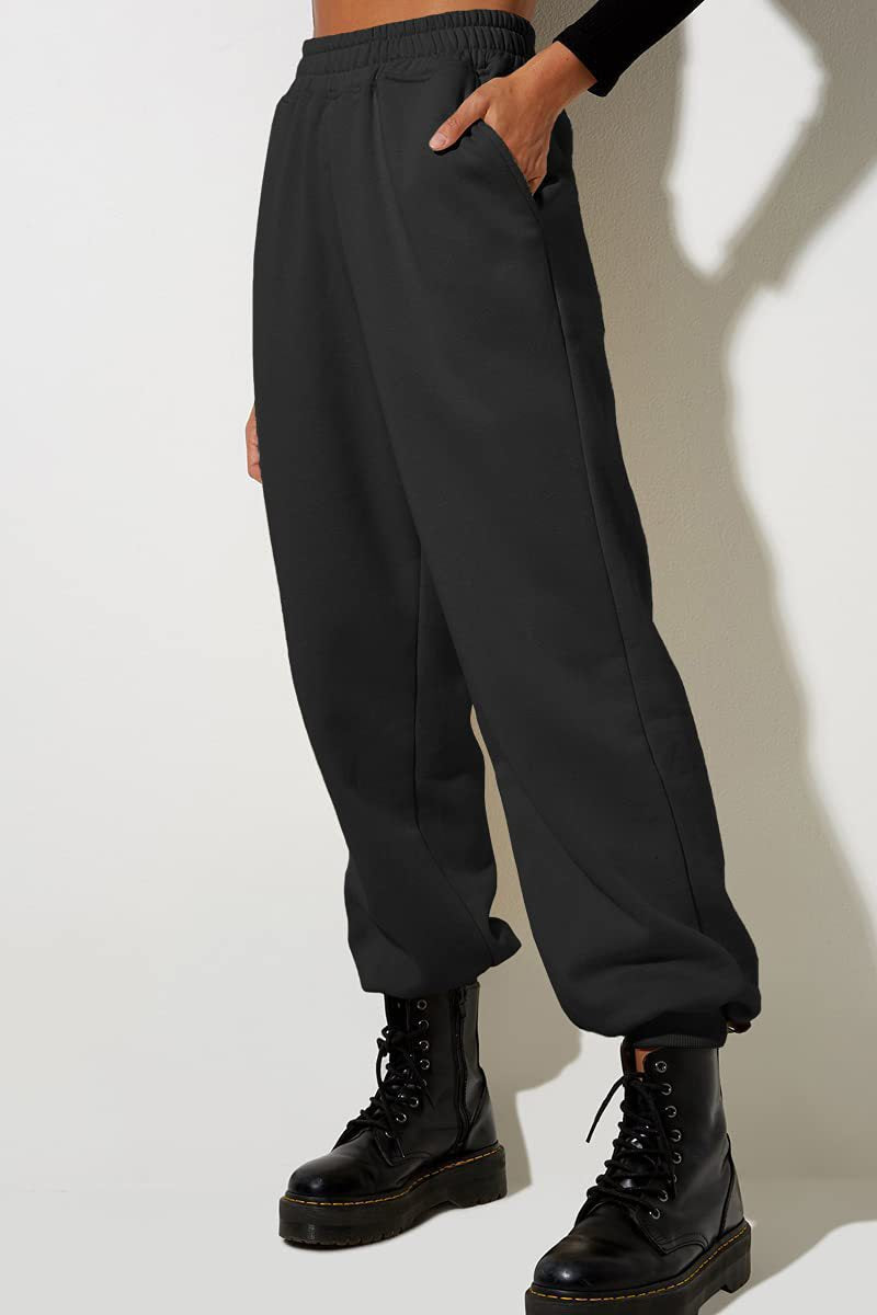 ✨Letzter Tag 69% RABATT✨Damen High Waist Baggy Sweatpants, lässige Jogger mit Taschen