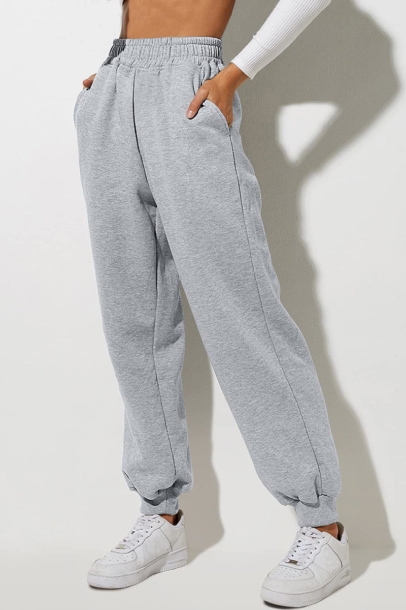 ✨Letzter Tag 69% RABATT✨Damen High Waist Baggy Sweatpants, lässige Jogger mit Taschen