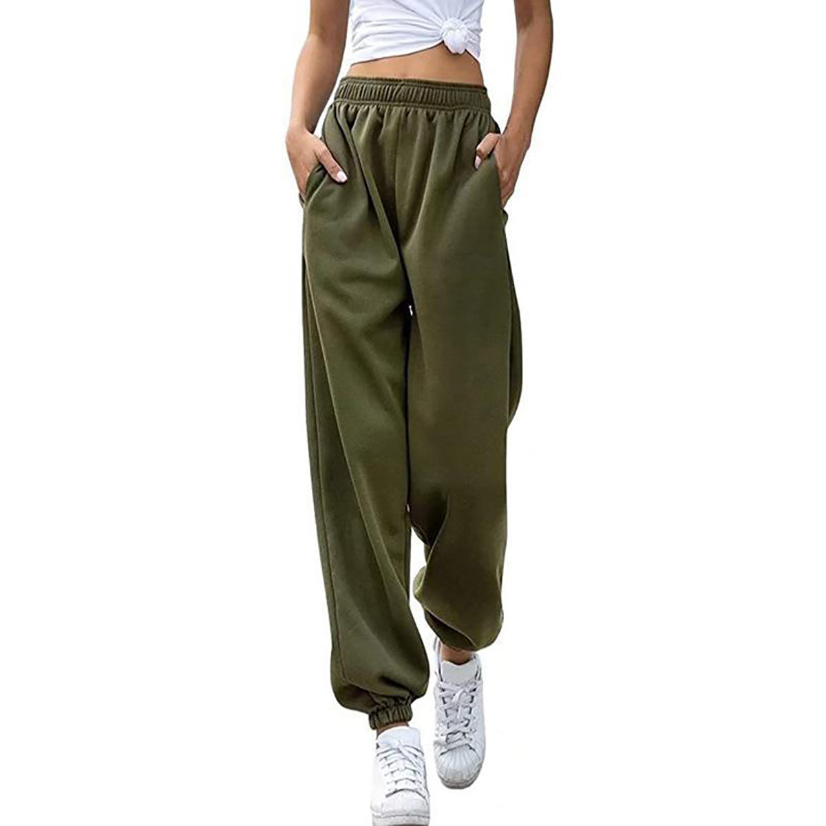 ✨Damen High Waist Jogginghose Trainingshose Active Jogger Hose