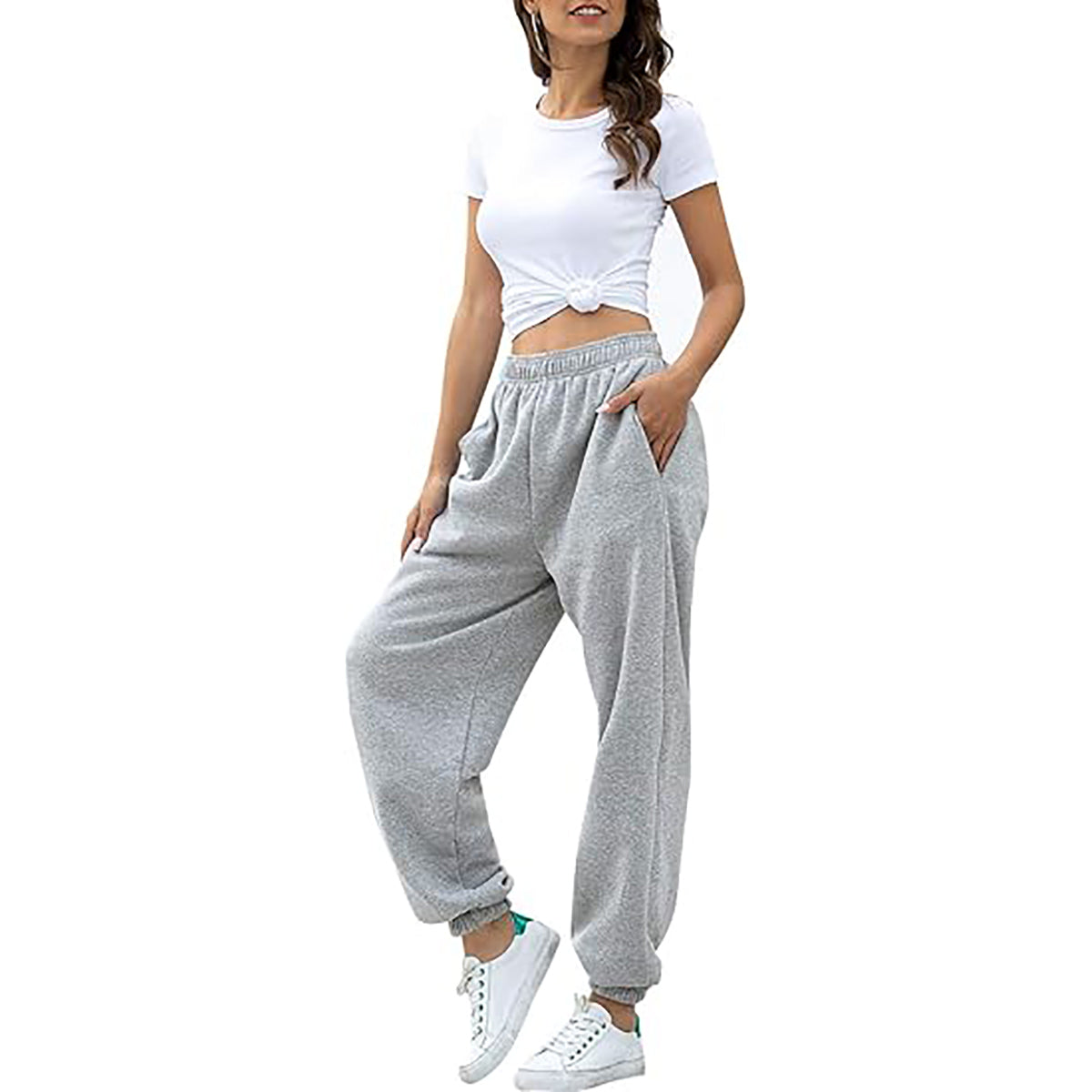 ✨Damen High Waist Jogginghose Trainingshose Active Jogger Hose