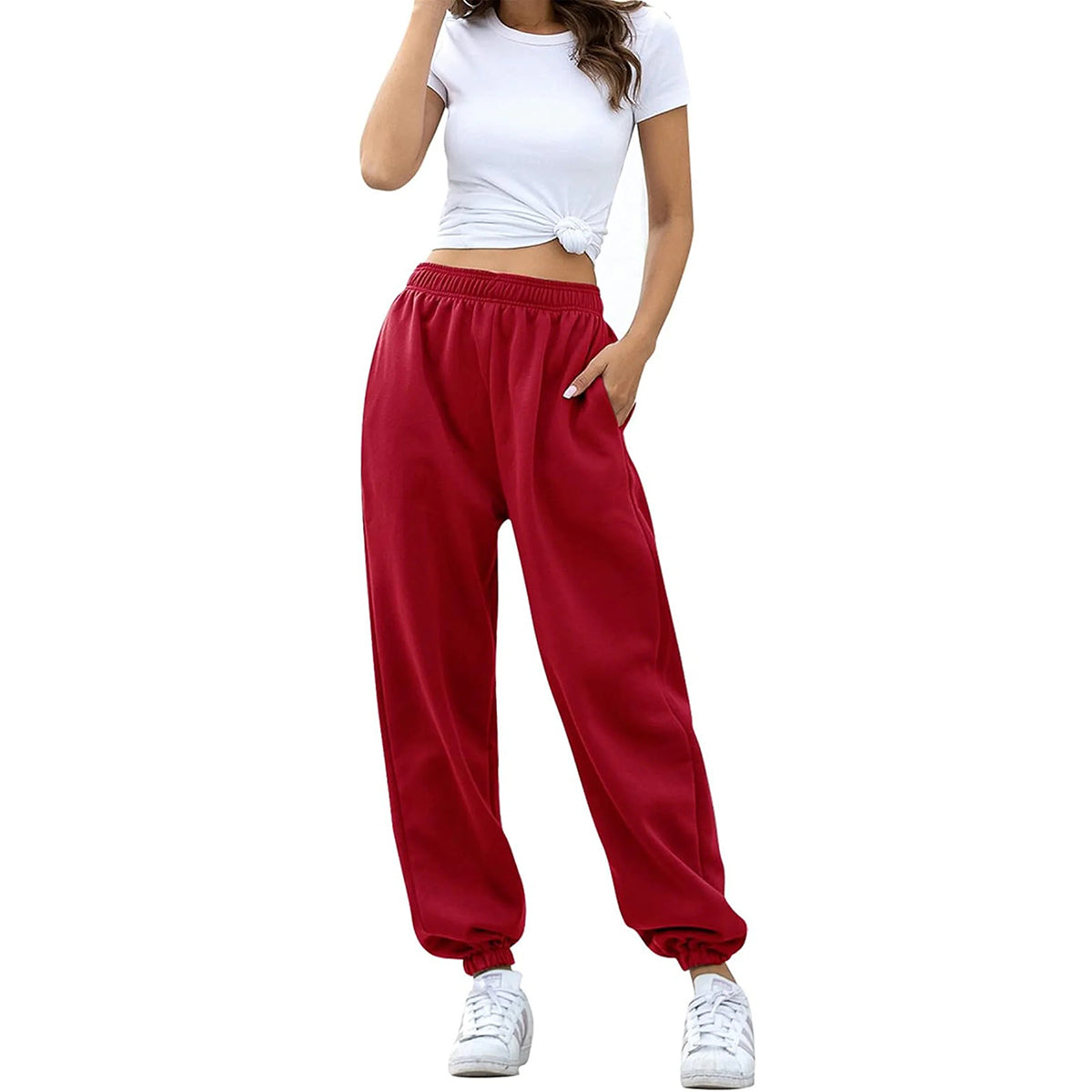 ✨Damen High Waist Jogginghose Trainingshose Active Jogger Hose
