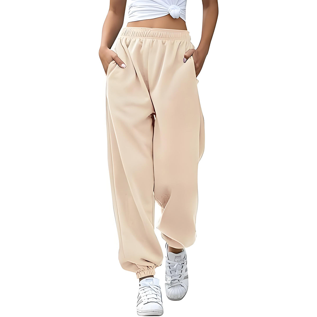✨Damen High Waist Jogginghose Trainingshose Active Jogger Hose