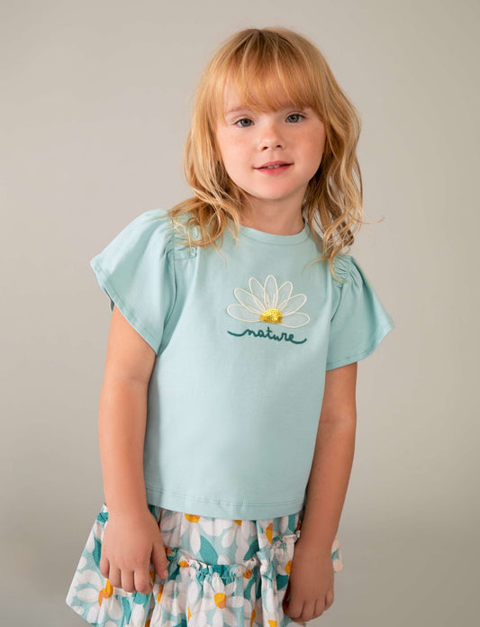 Applique t-shirt girl