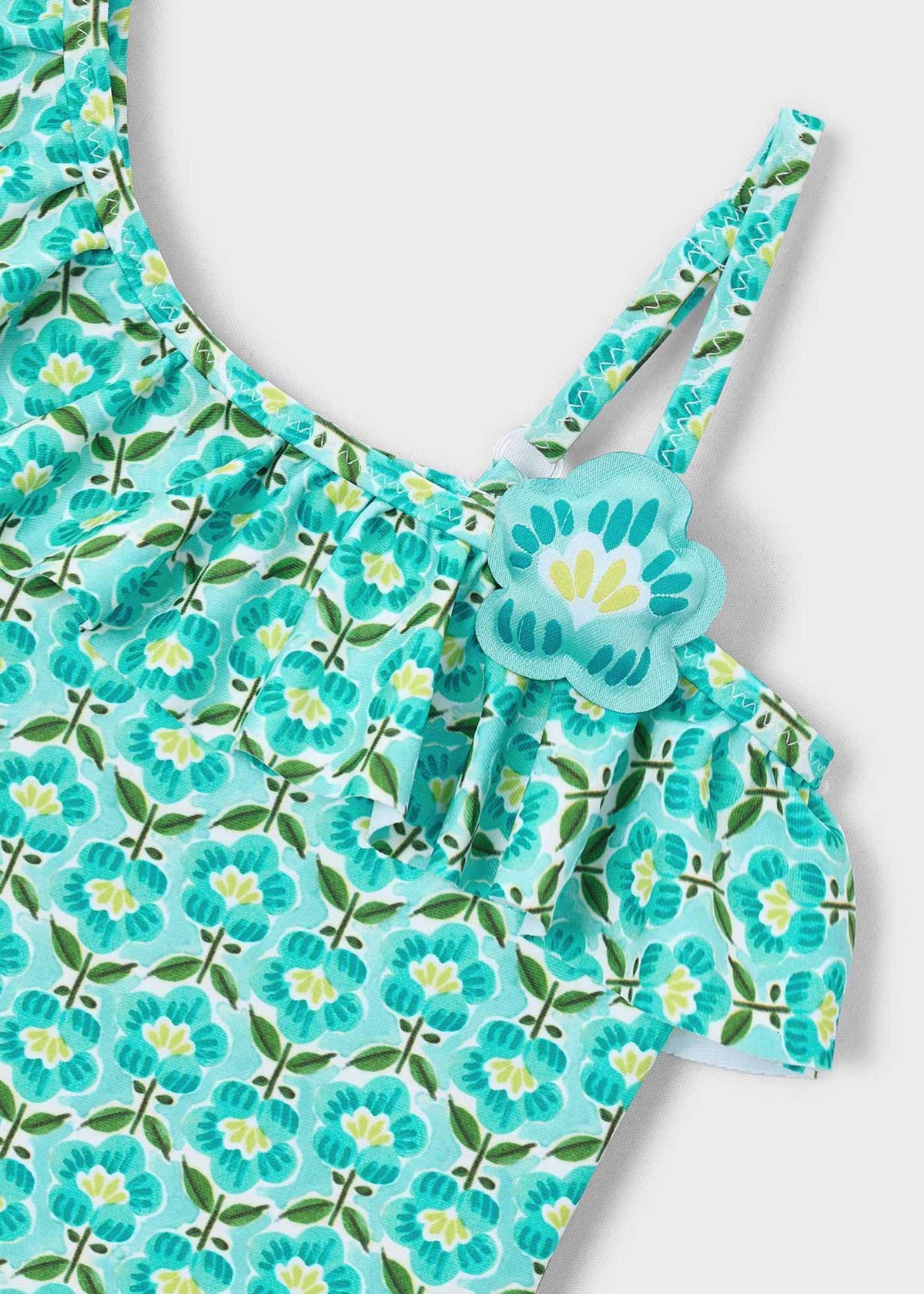 Asymmetrical swimsuit for girls