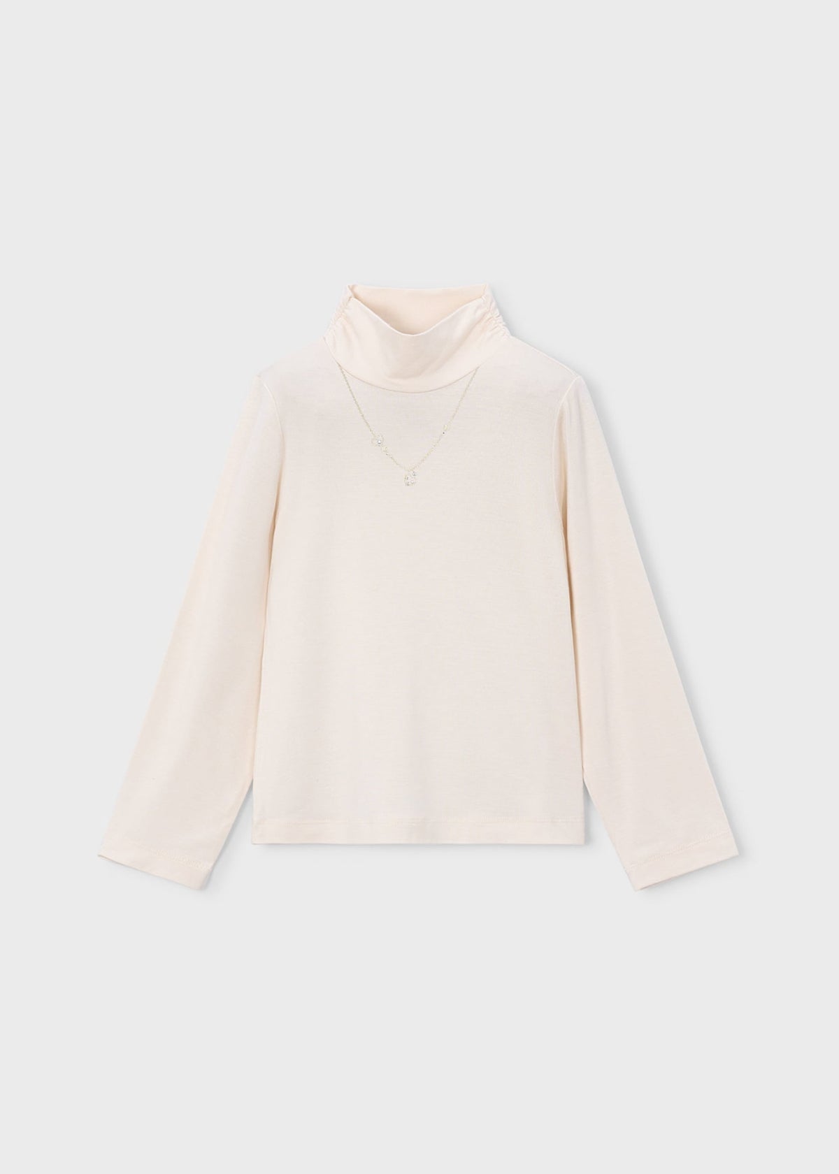 Basic half-zip jumper for girls