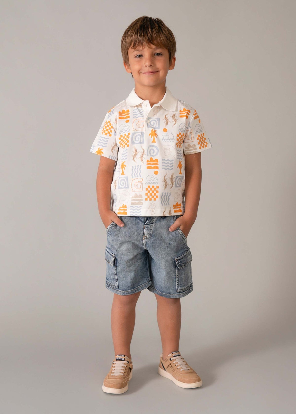 Bermuda-Cargo-Jorts für Jungen
