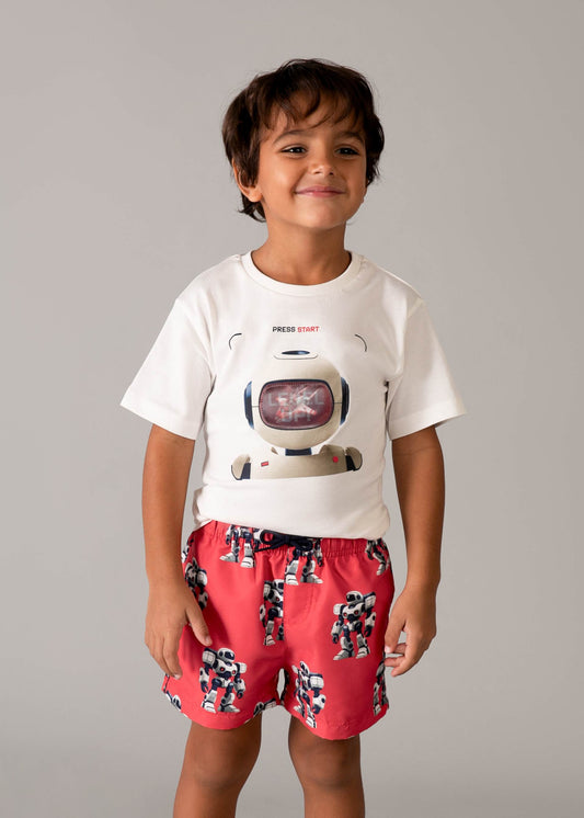 Bermuda-Badeshorts für Jungen