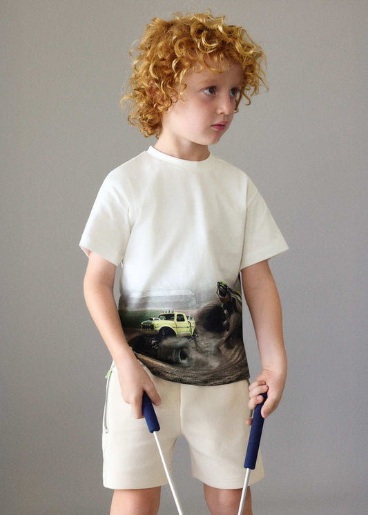 Bermuda-Shorts für Jungen mit Reißverschlüssen