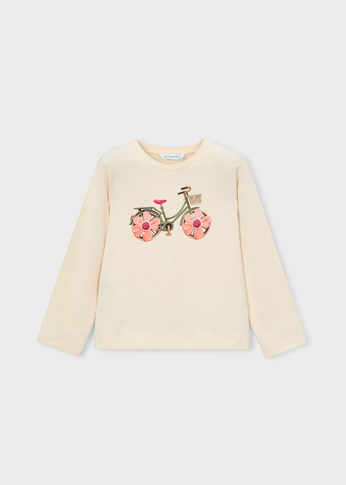 Bicycle long sleeved T-shirt girl