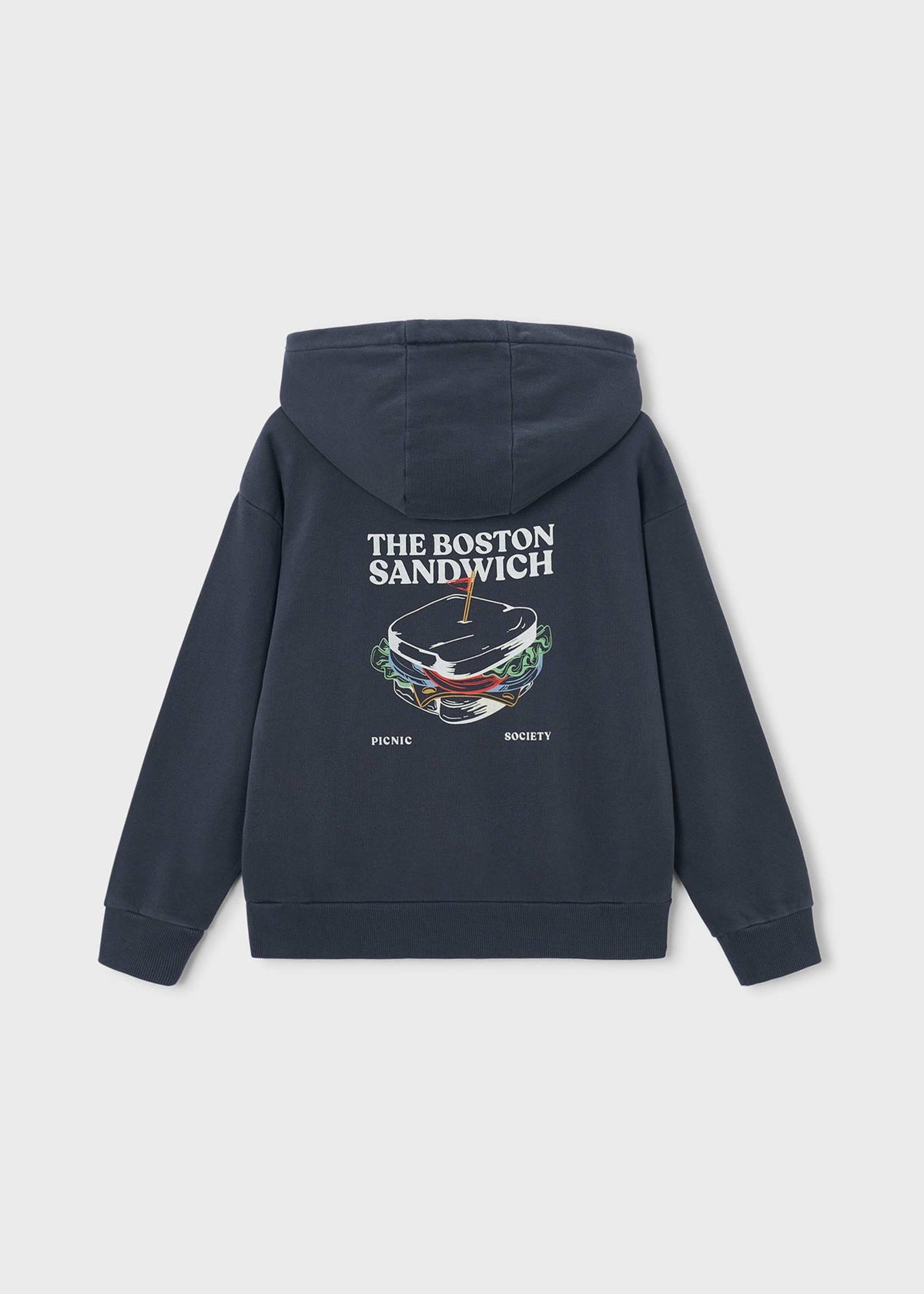 Boston Kids printed hooded sweatshirt