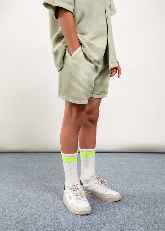 Boston linen Bermuda shorts by Mayoral