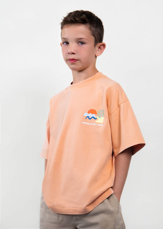 Boy Boston x Mayoral illustration t-shirt