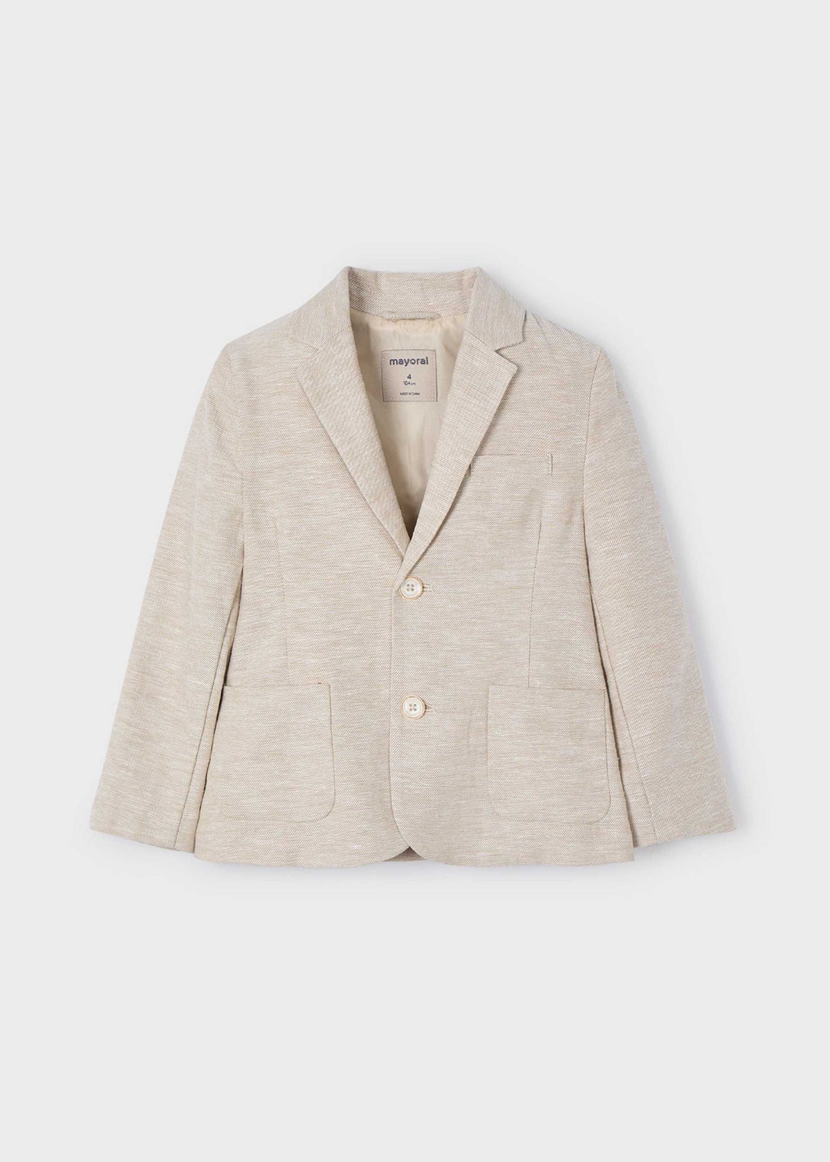 Boy linen blazer