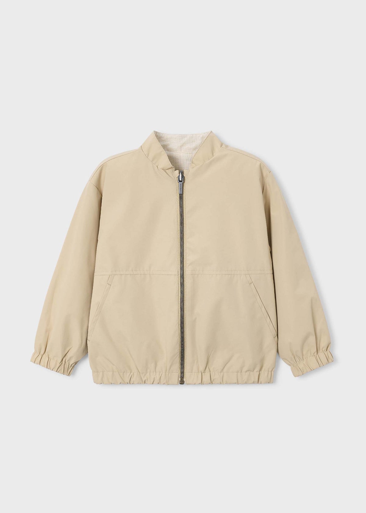 Boy linen reversible windbreaker