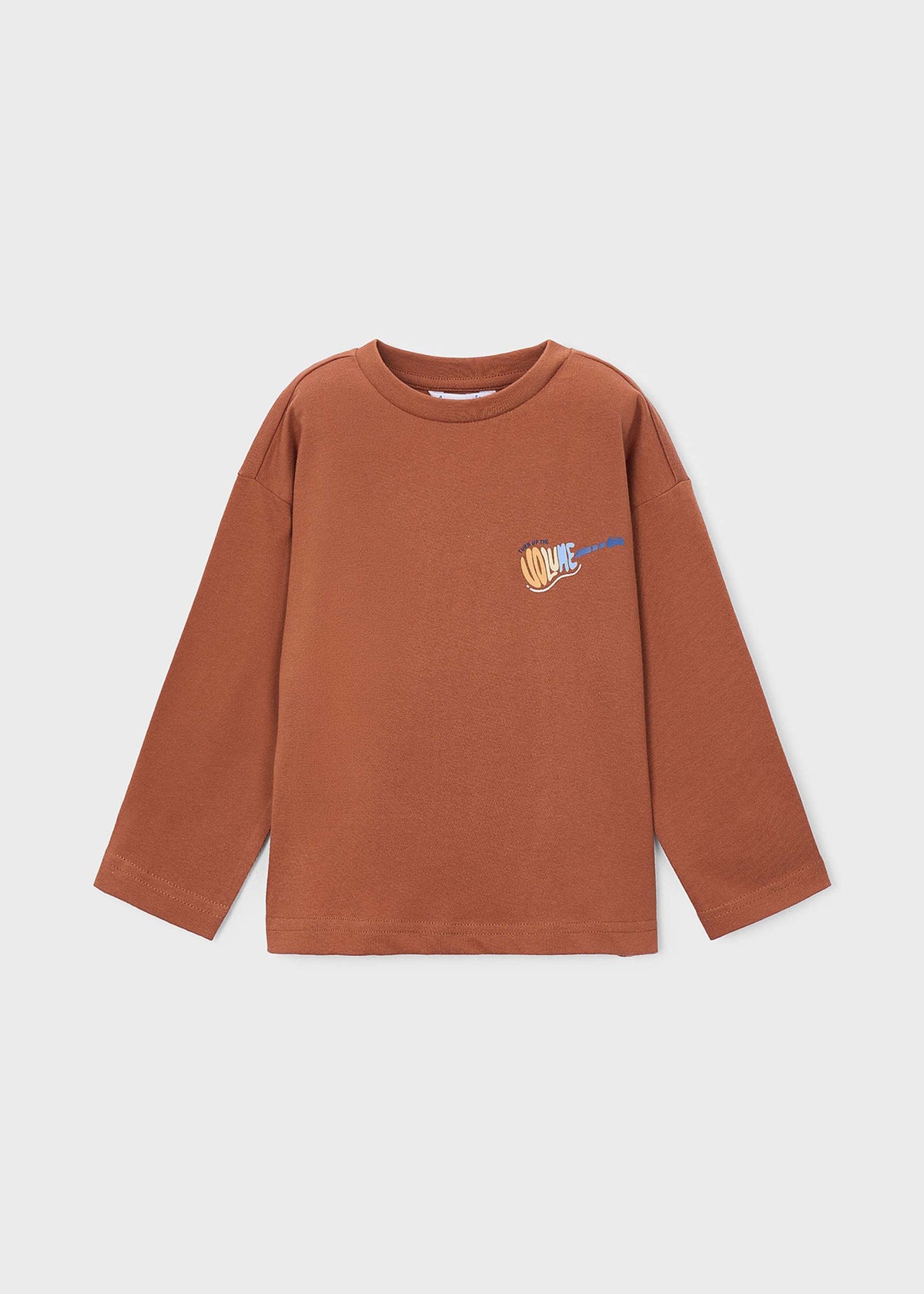 T-Shirt mit Siebdruck auf dem Rücken für Jungen
