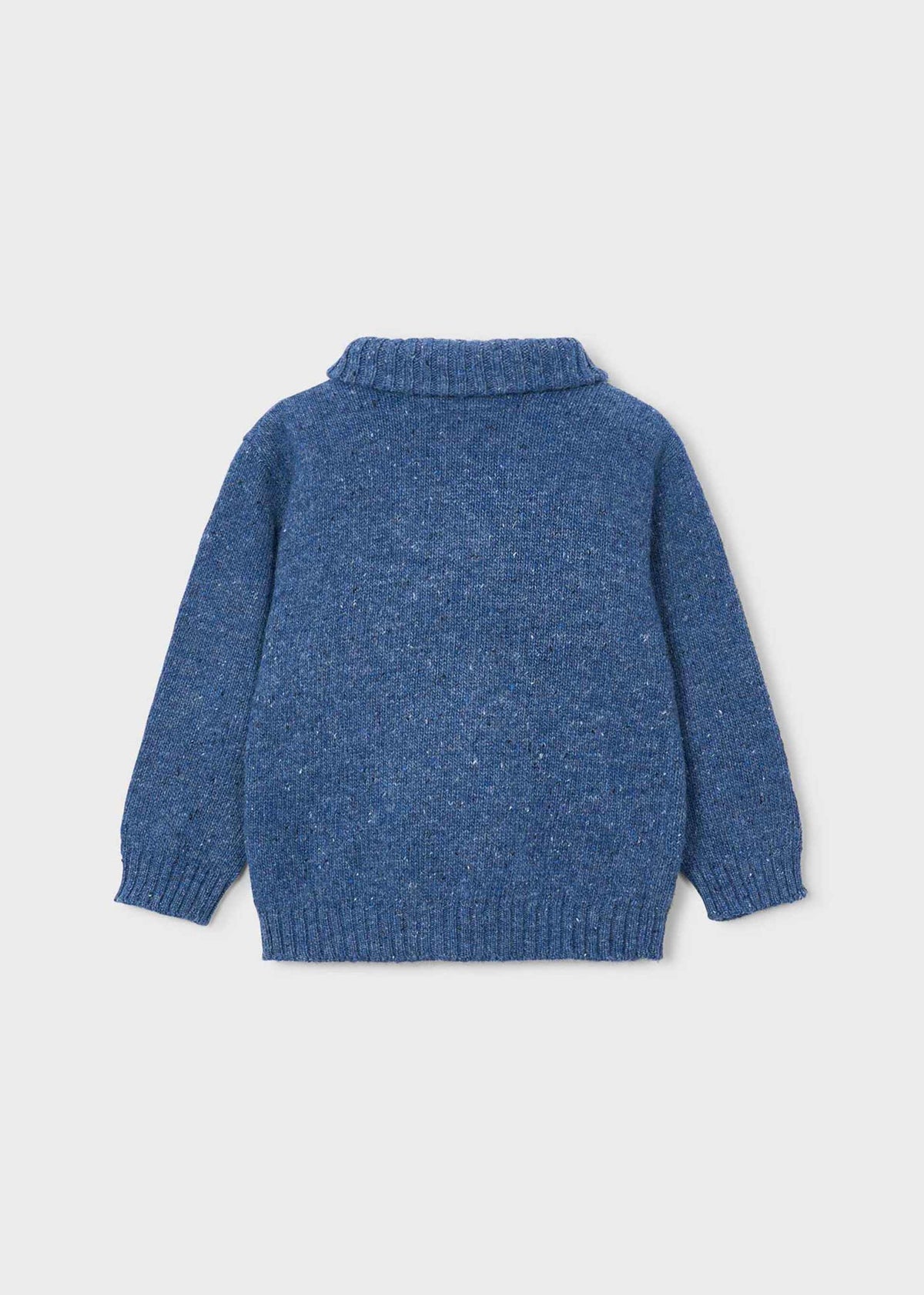Boy zip-up knit jacket