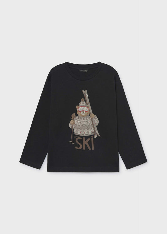 Boys' bear ski T-shirt