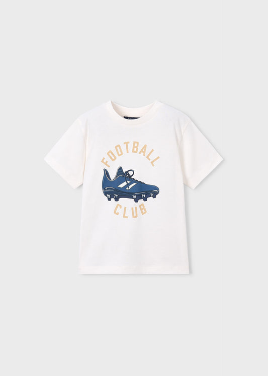 Boys' football boots T-shirt