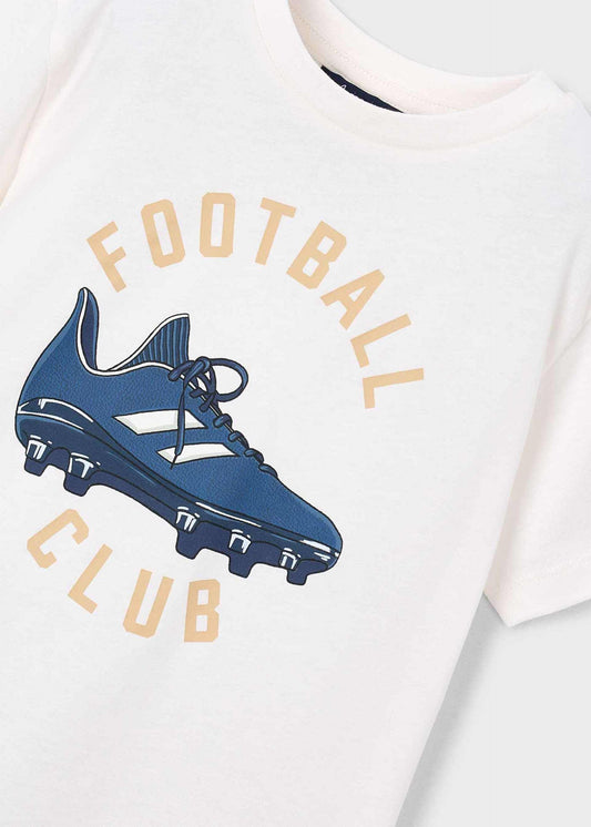 Boys' football boots T-shirt