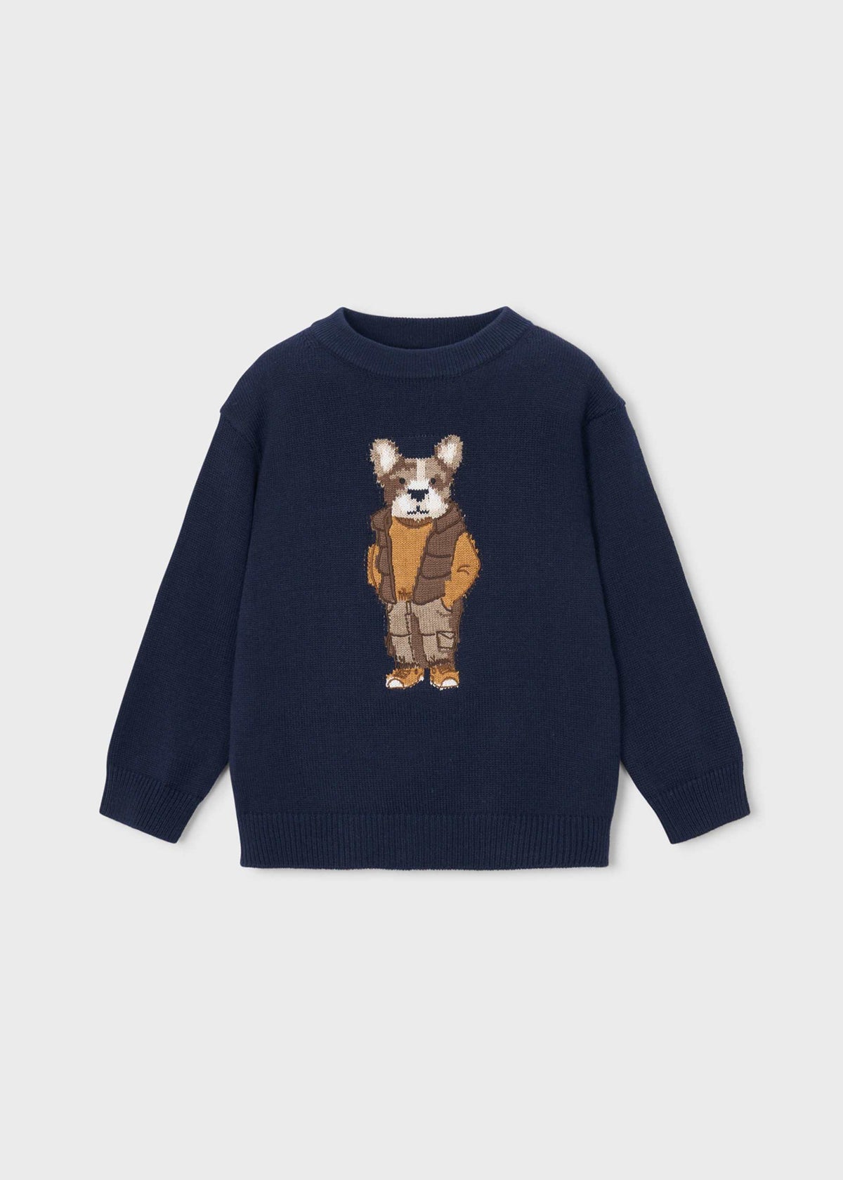 Boys' intarsia jumper