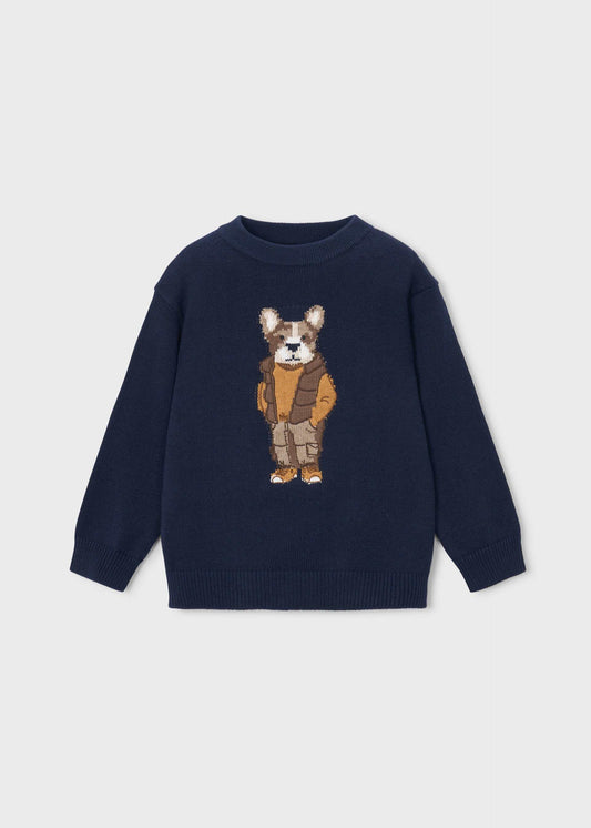 Intarsien-Pullover für Jungen
