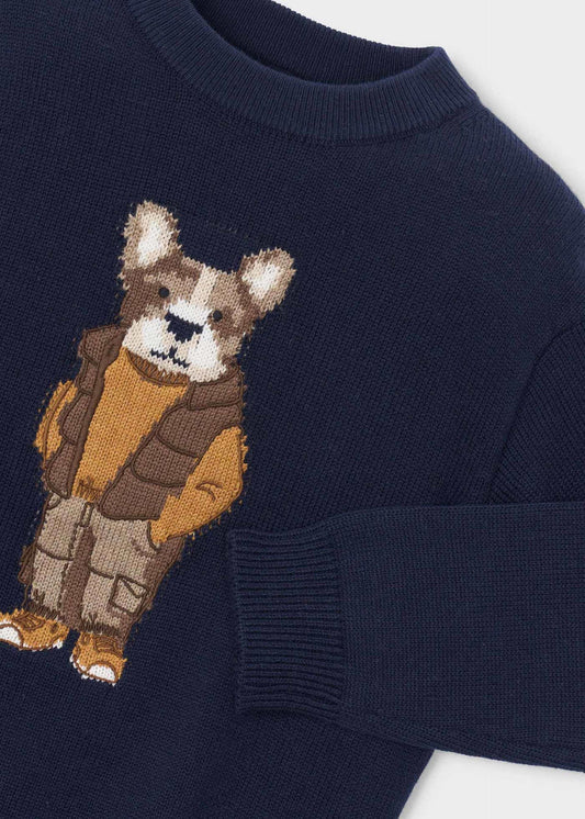 Intarsien-Pullover für Jungen