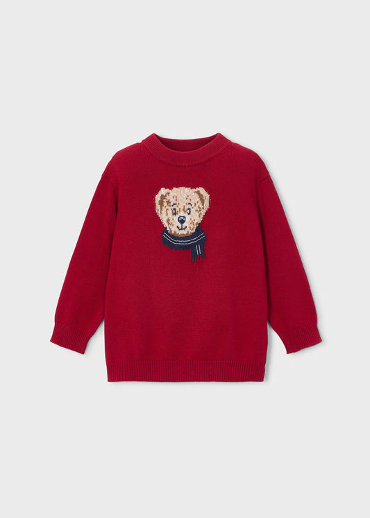 Jungen-Intarsienpullover