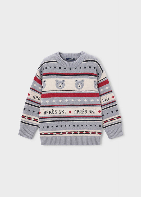 Jacquard-Pullover für Jungen