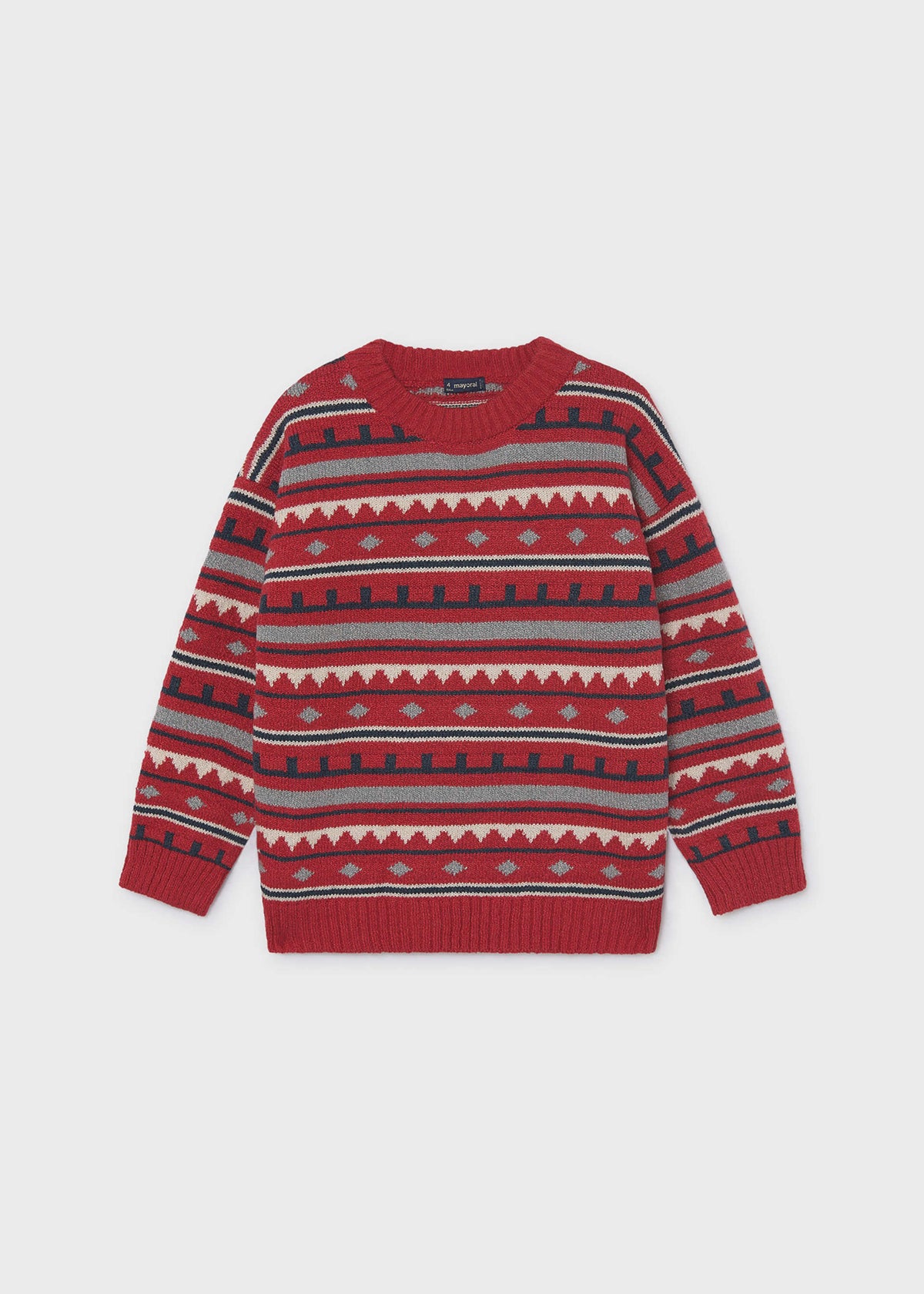 Jacquard-Pullover für Jungen