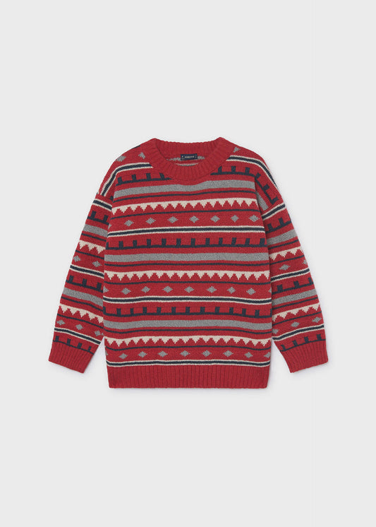 Jacquard-Pullover für Jungen