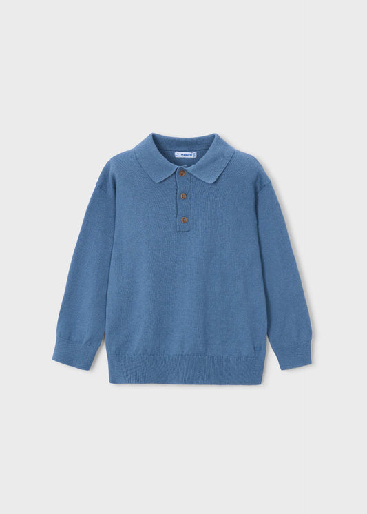 Strick-Poloshirt für Jungen