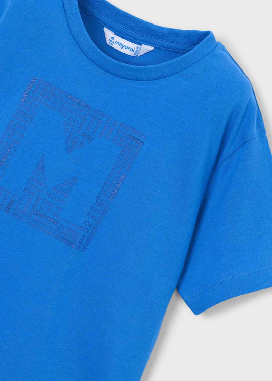 Jungen-T-Shirt mit Buchstaben-Print
