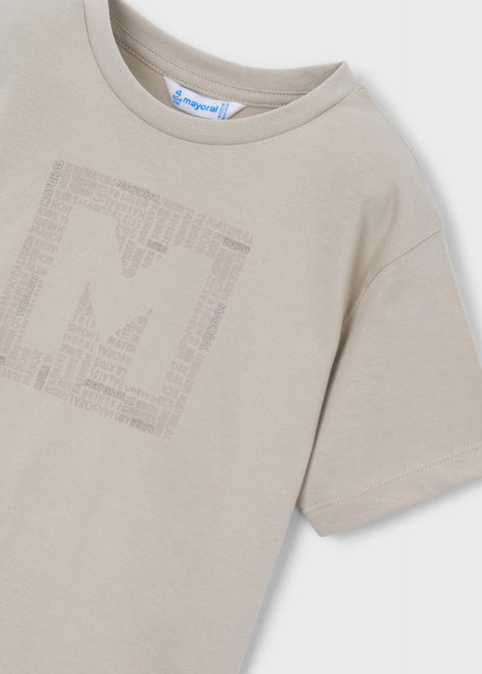Jungen T-Shirt mit Buchstabenaufdruck
