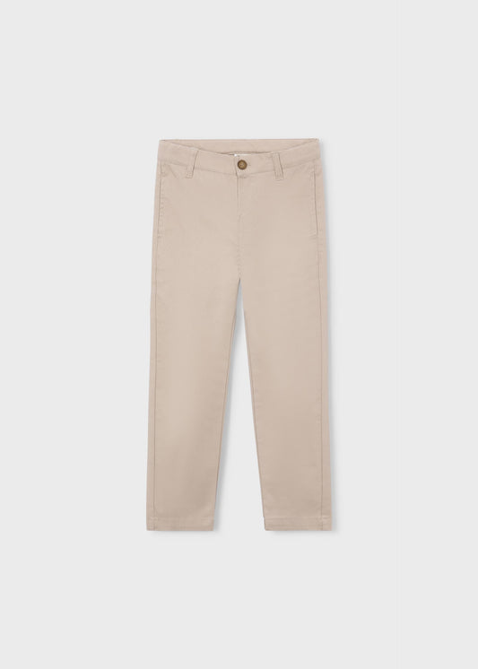 Boys' long-sleeved piqué trousers