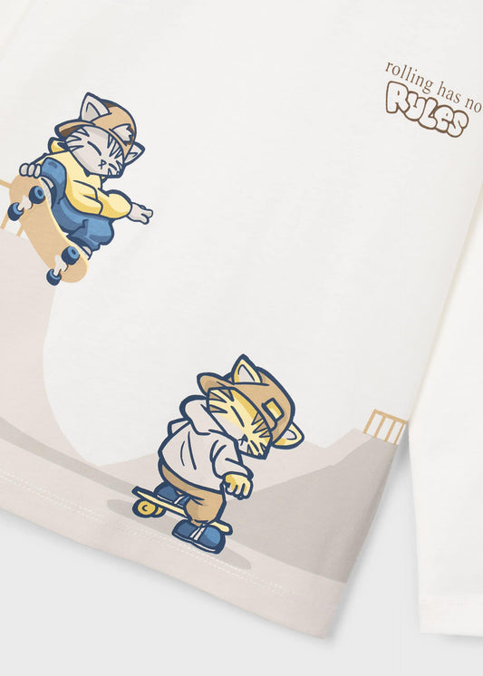 Boys' motorbike T-shirt