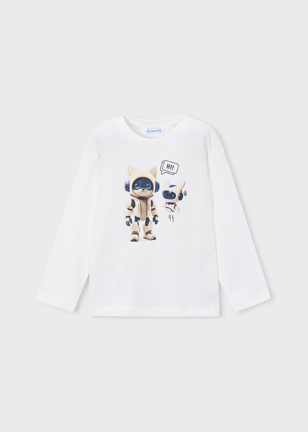 Jungen-T-Shirt mit Roboter-Motiv