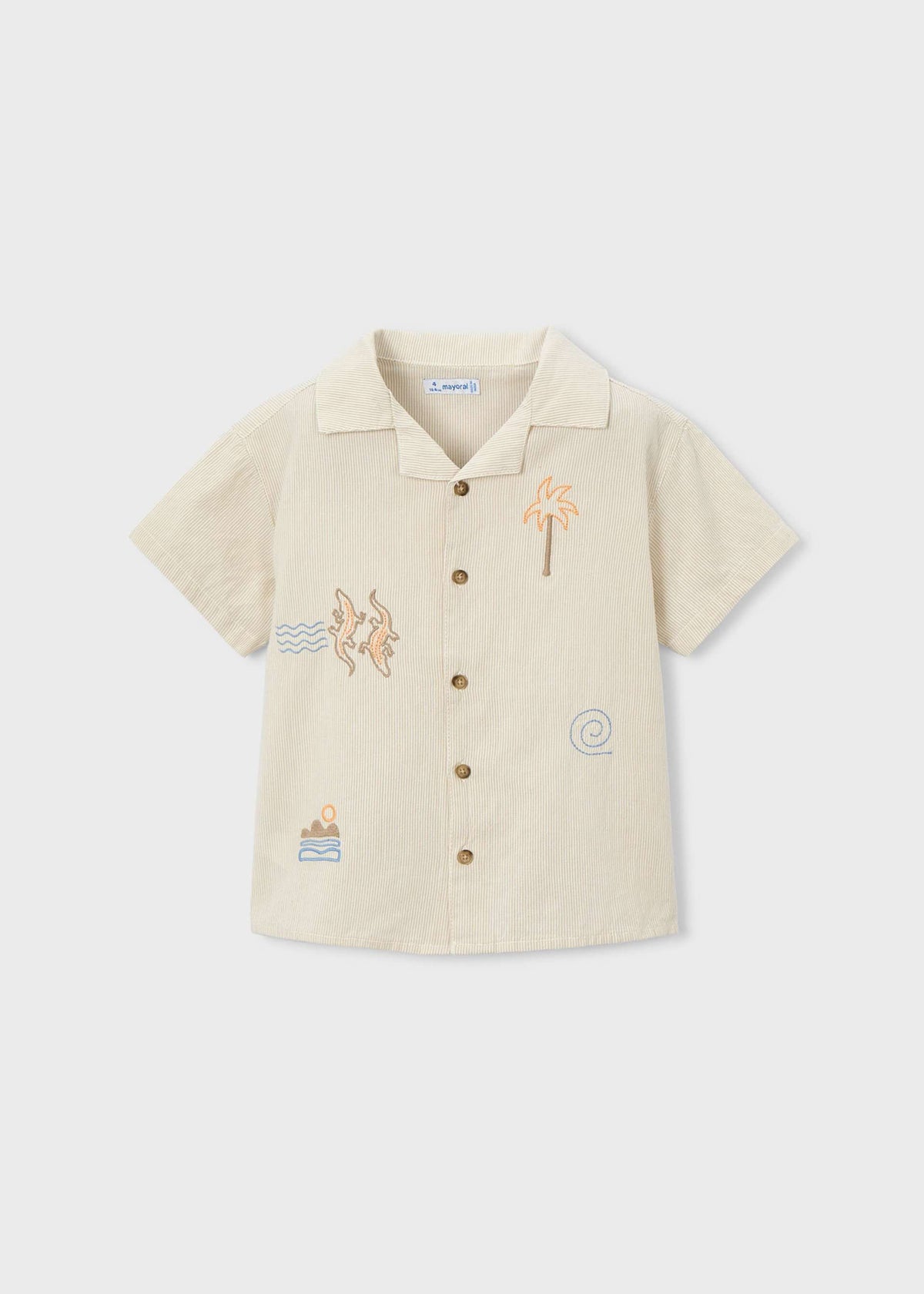 Boy's shirt with embroidered details