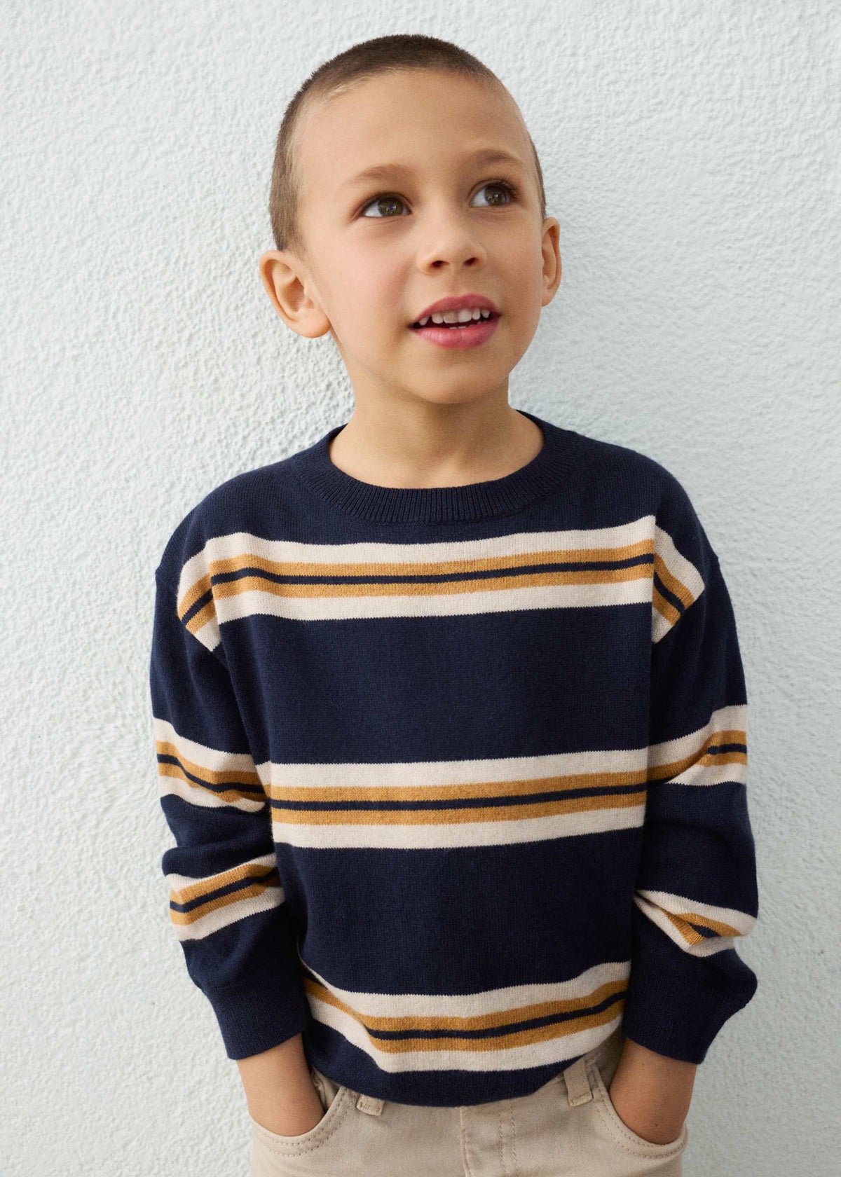 Boys' striped jumper