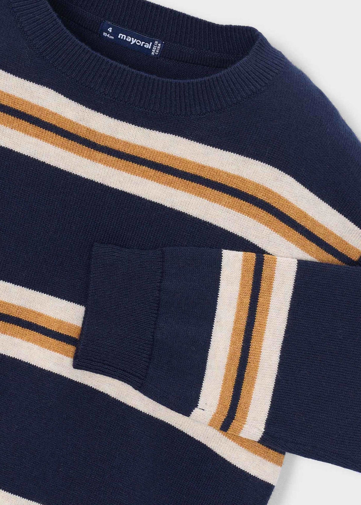 Boys' striped jumper
