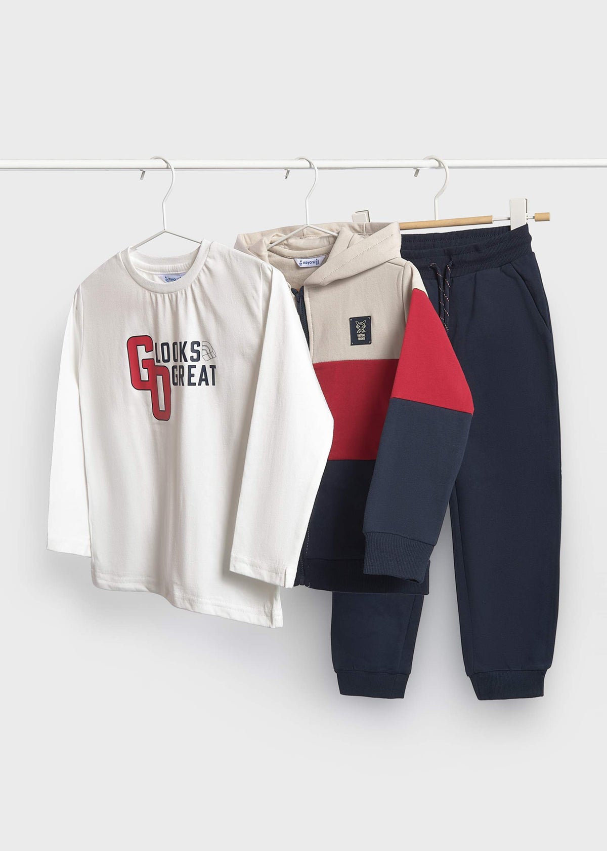 Boys' tracksuit with T-shirt