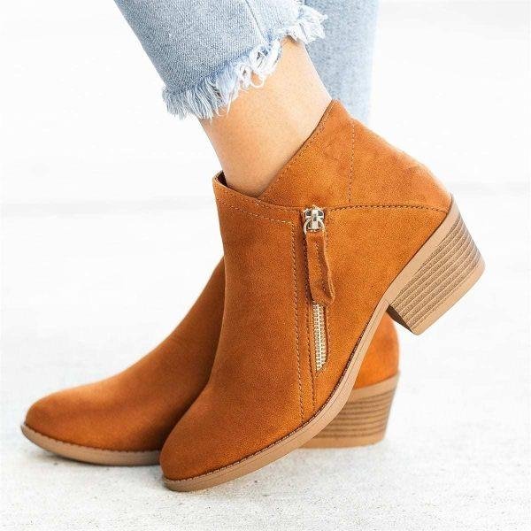 Damen-Lederstiefel