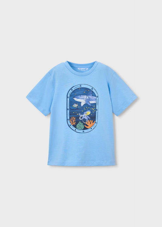 Children's T-shirt with underwater window