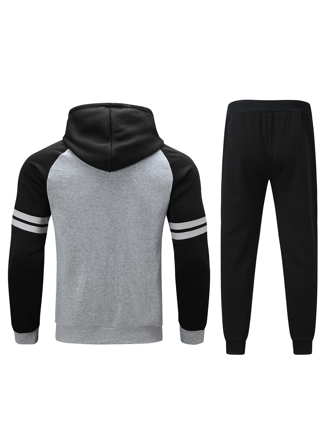 William Pullover mit Farbblock-Streifen und Hose