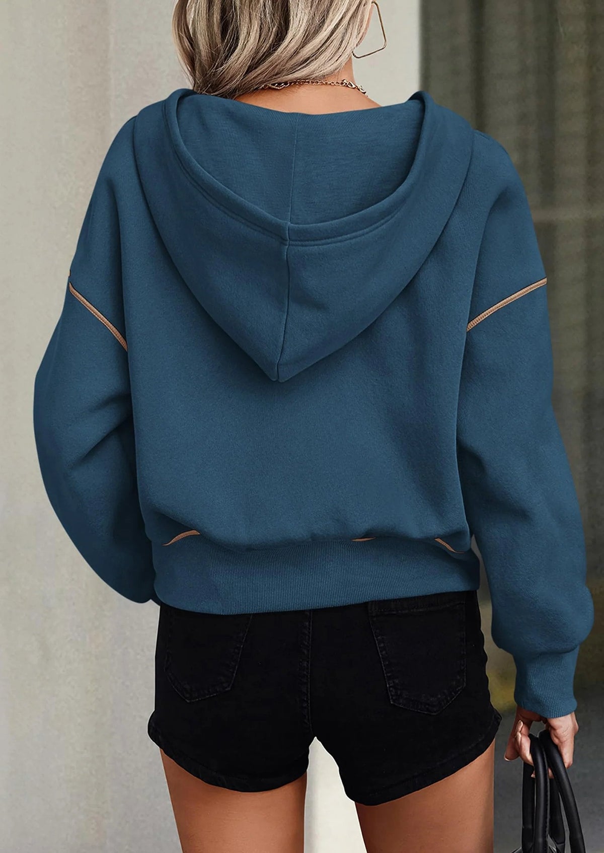 ⏰LETZTER TAG – 59% SPAREN💥Damen Herbst/Winter Half-Zip Hoodie Pullover