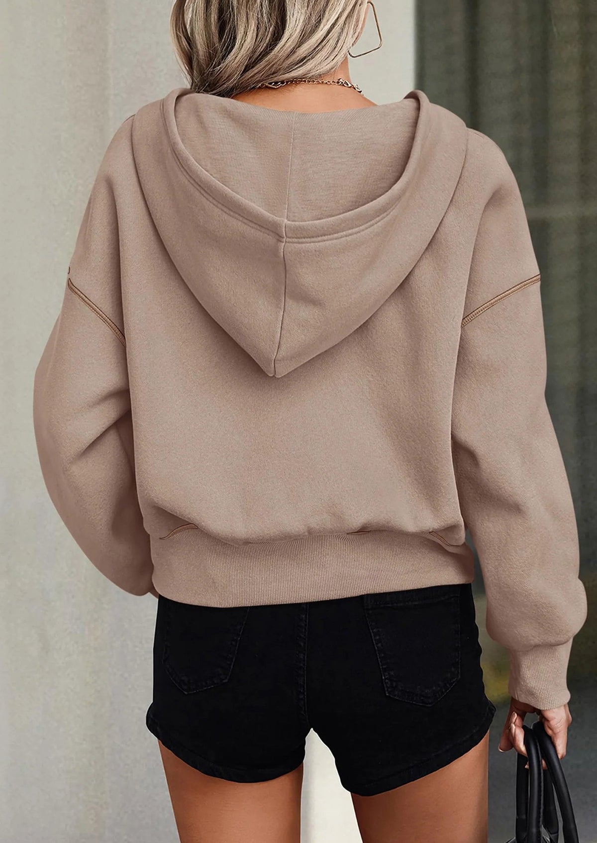 ⏰LETZTER TAG – 59% SPAREN💥Damen Herbst/Winter Half-Zip Hoodie Pullover