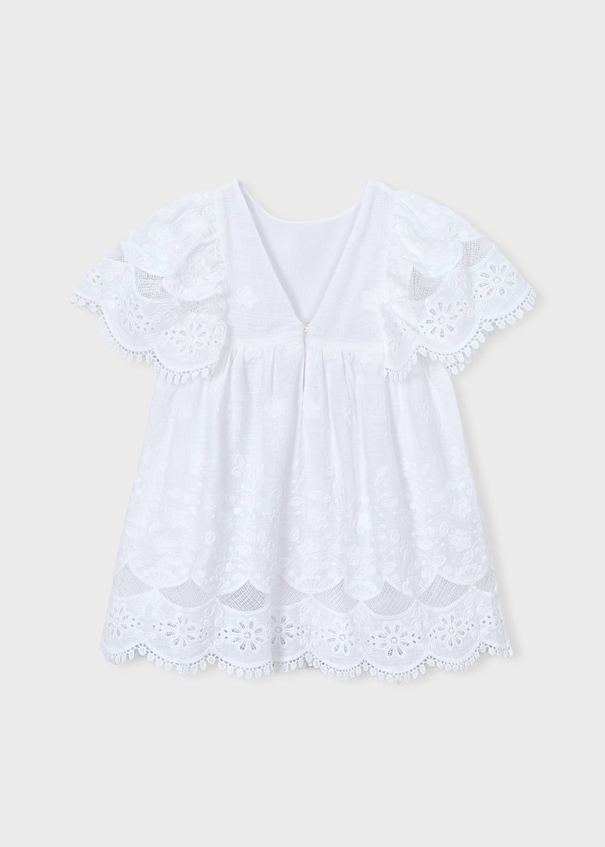 Embroidered formal girls dress